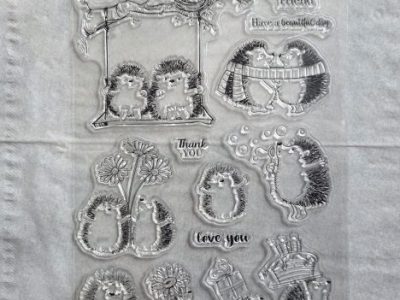 USED: Hedgehog stamp set