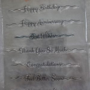 Long sentiment stamps