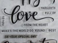 USED: Sentiment Stamps