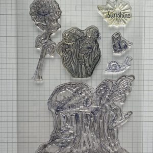 Hedgehog and fairy stamp set