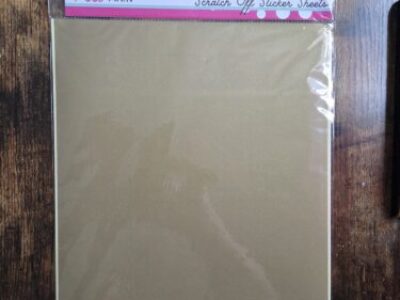 Pink & Main scratch off sticker sheets
