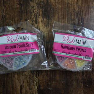 Pink and Main pearl embellishments