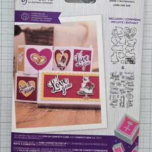Gemini love and marriage stamp and die set