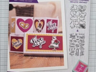 Crafter's Companion Gemini Love & Marriage Stamp & Die Set